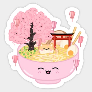 Sakura Shiba Tonkotsu Ramen Sticker